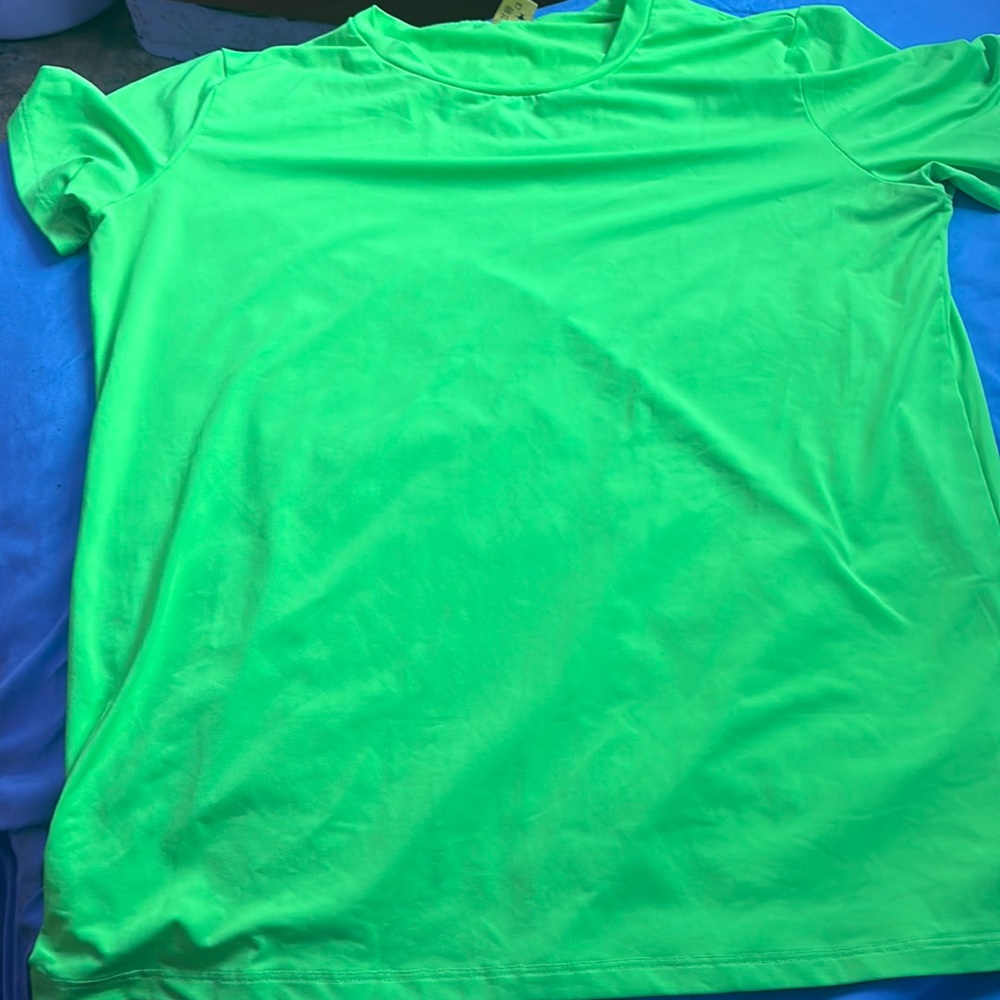 Green shirt